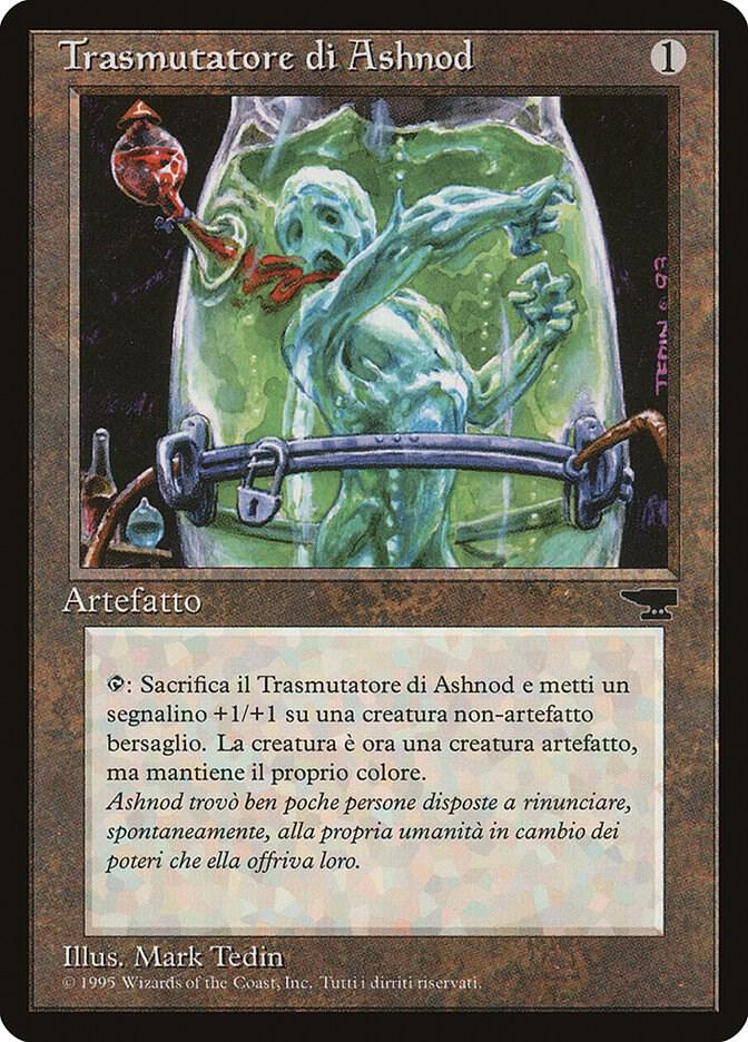 Ashnod's Transmogrant (Italian) - "Trasmutatore di Ashnod" card from Renaissance