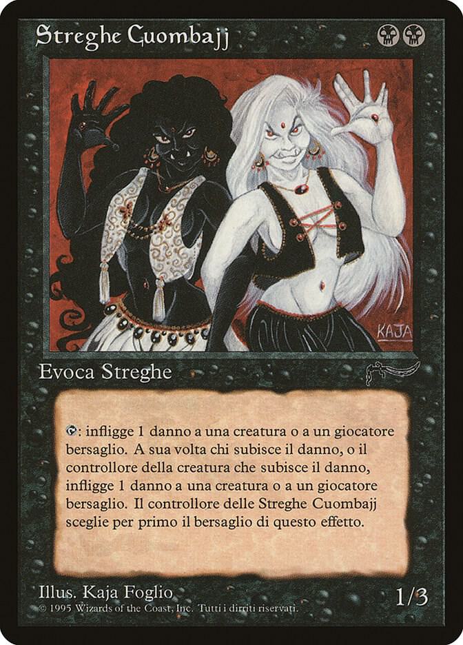Cuombajj Witches (Italian) - "Streghe Cuomabajj" card from Renaissance