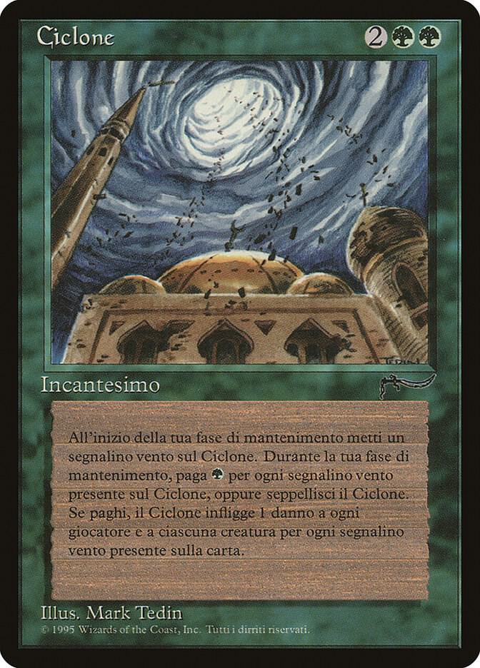 Cyclone (Italian) - "Ciclone" card from Renaissance