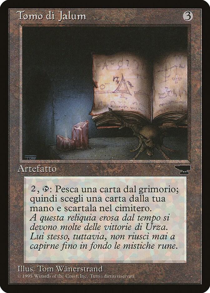 Jalum Tome (Italian) - "Tomo di Jalum" card from Renaissance