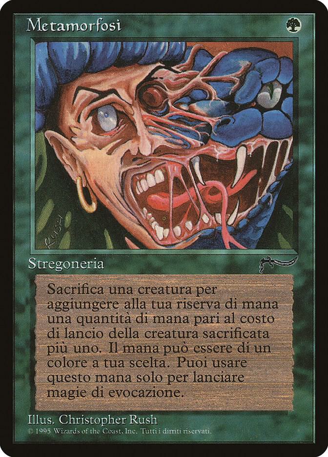 Metamorphosis (Italian) - "Metamorfosi" card from Renaissance