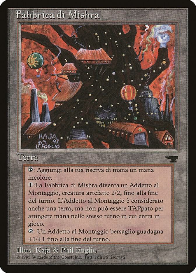 Mishra's Factory (Italian) - "Fabbrica di Mishra" card from Renaissance