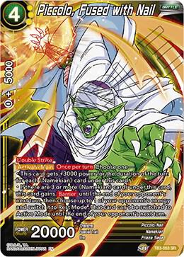 Piccolo, Fused with Nail TB3-053 card from Clash of Fates