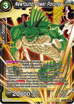 Newfound Power Porunga TB3-066 card from Clash of Fates