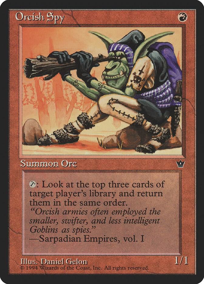 Orcish Spy (Gelon) card from Fallen Empires