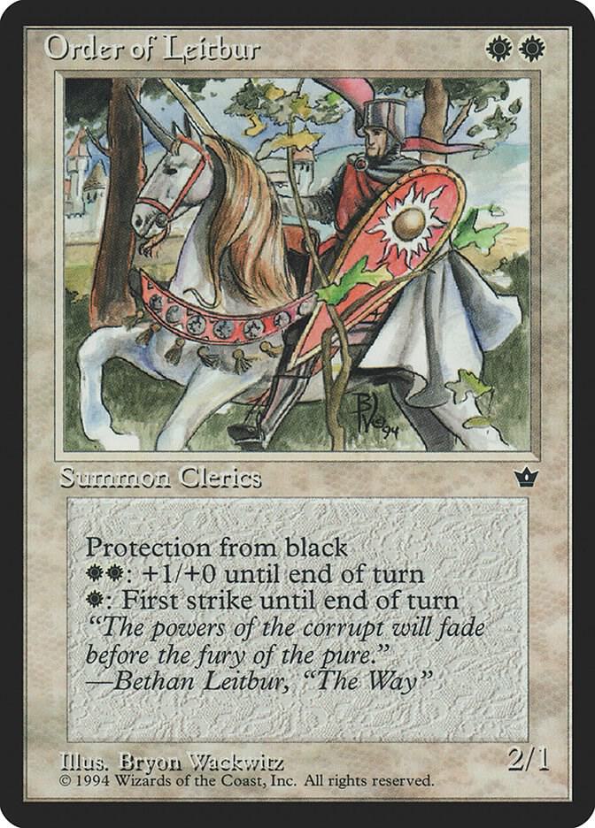 Order of Leitbur (Wackwitz) (Facing Left) card from Fallen Empires