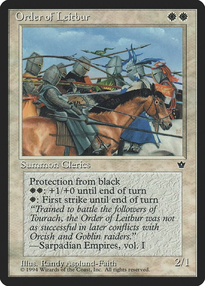 Order of Leitbur (Asplund-Faith) card from Fallen Empires