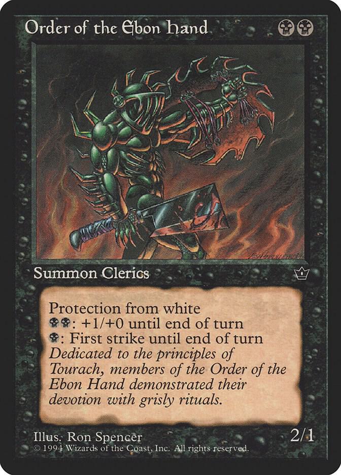 Order of the Ebon Hand (Spencer) card from Fallen Empires