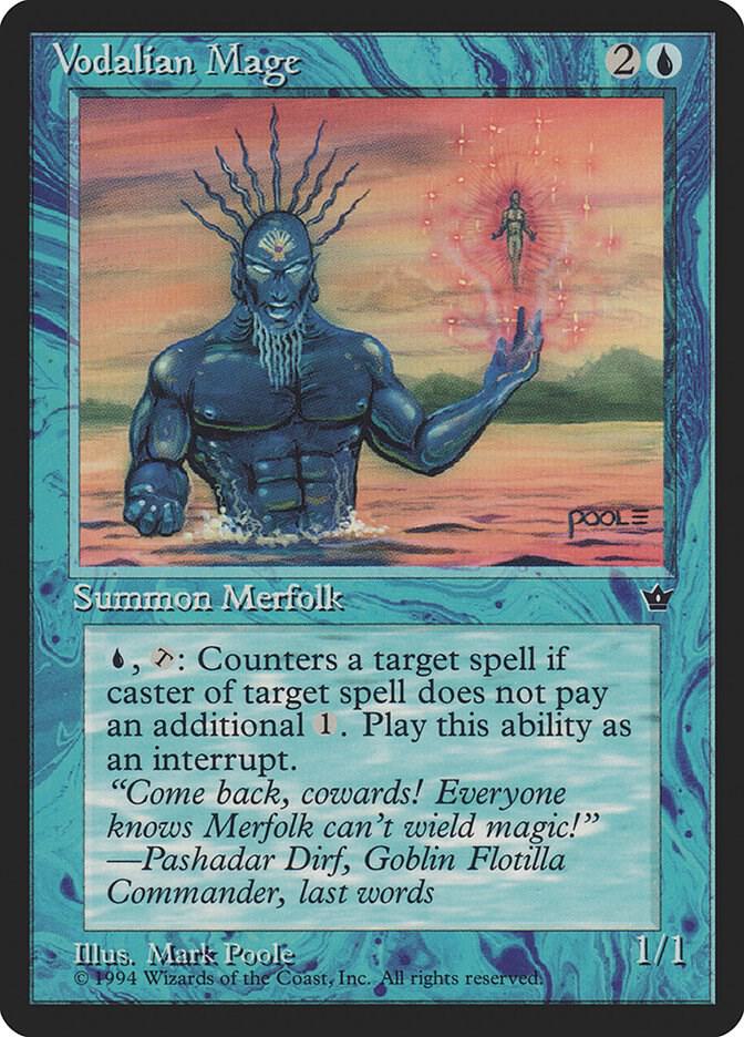 Vodalian Mage (Poole) card from Fallen Empires