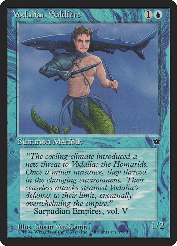Vodalian Soldiers (Van Camp) card from Fallen Empires