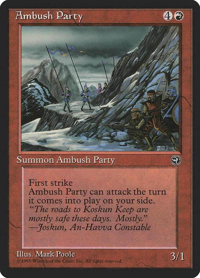 Ambush Party [Version 2] 80 card from Homelands