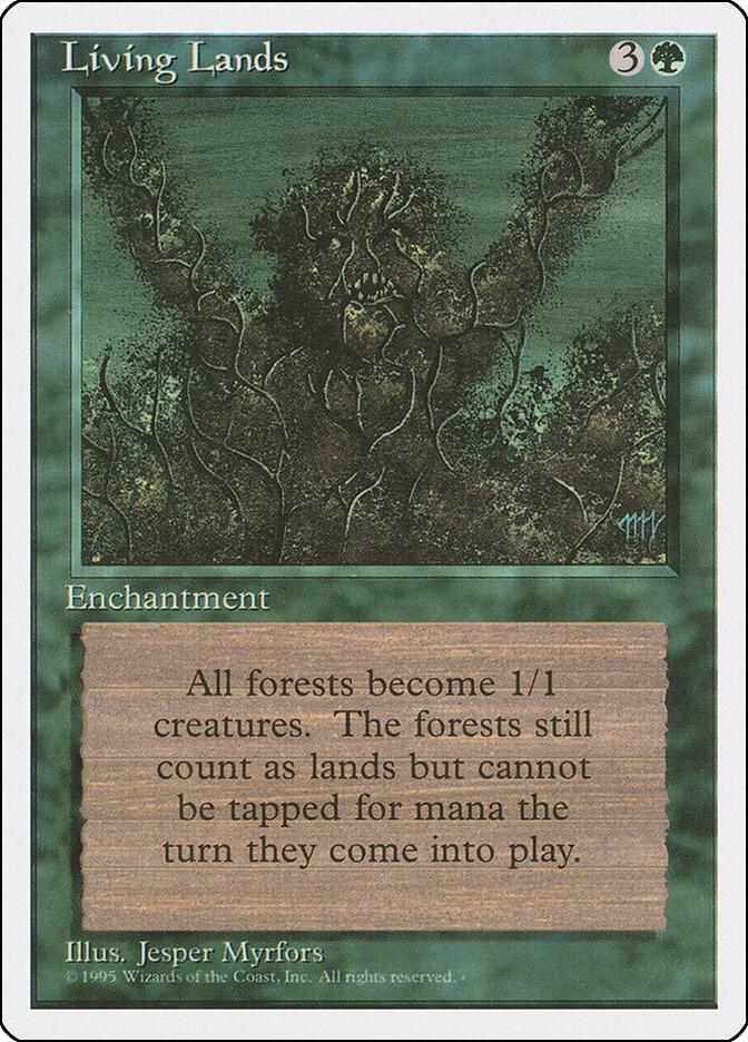 Living Lands card from Fourth Edition