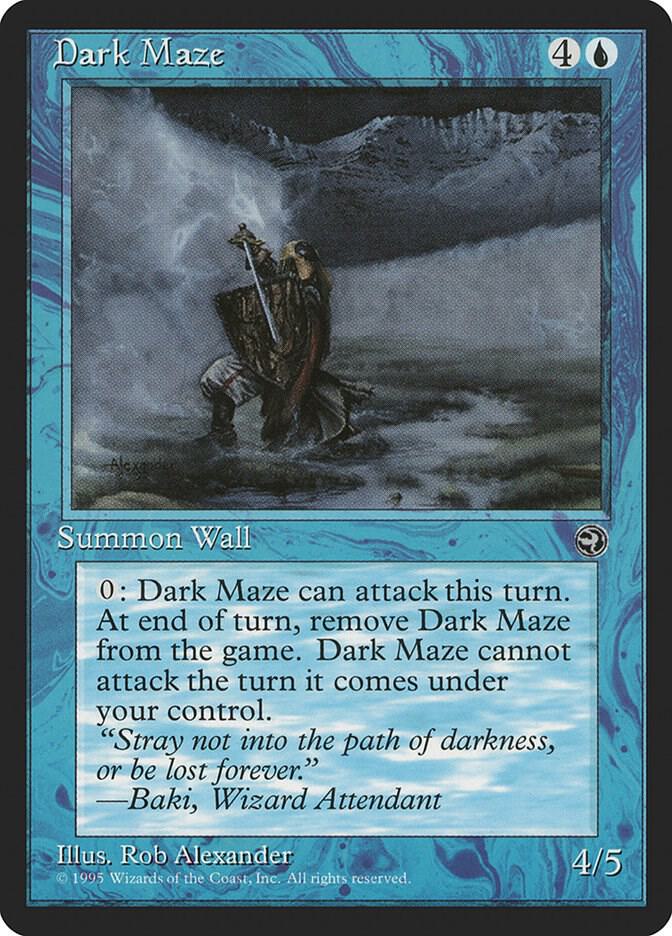 Dark Maze [Version 2] card from Homelands