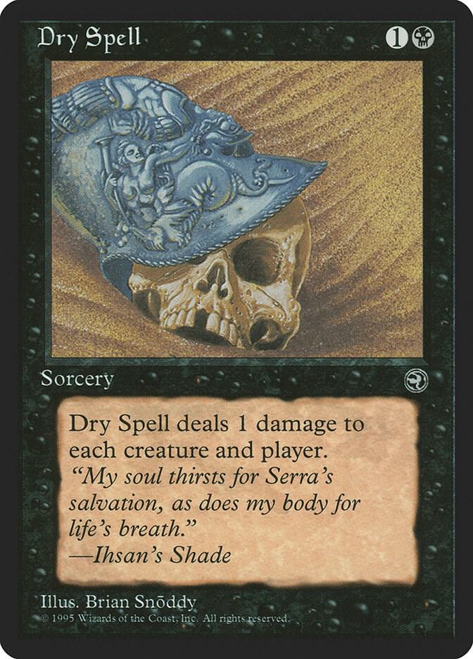 Dry Spell [Version 2] card from Homelands