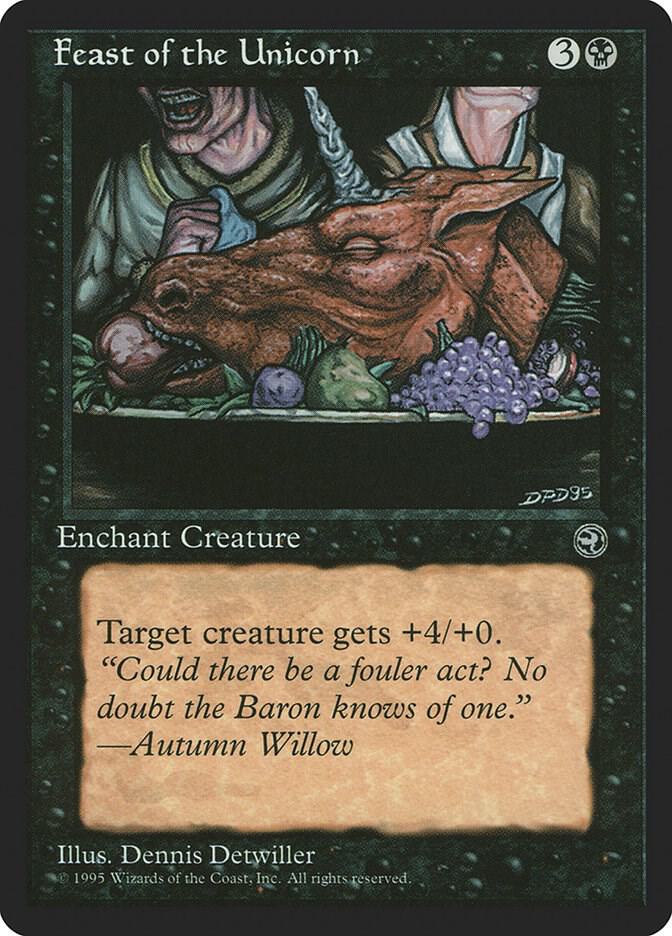 Feast of the Unicorn [Version 2] card from Homelands