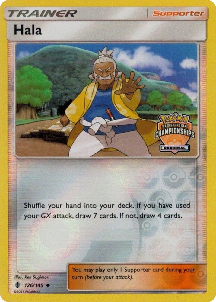 Hala (Regional Championships) 126/145 card from League & Championship Cards