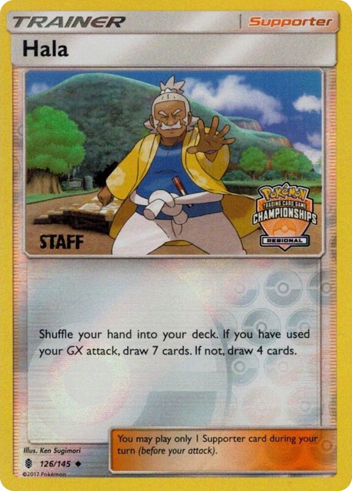 Hala (Regional Championships) [Staff] 126/145 card from League & Championship Cards