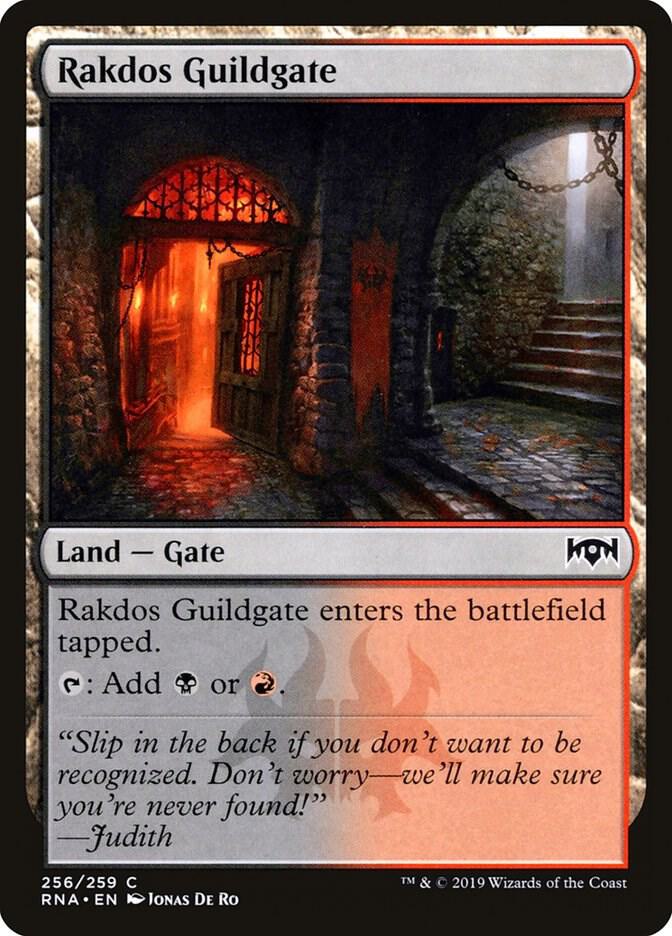 Rakdos Guildgate 256 card from Ravnica Allegiance
