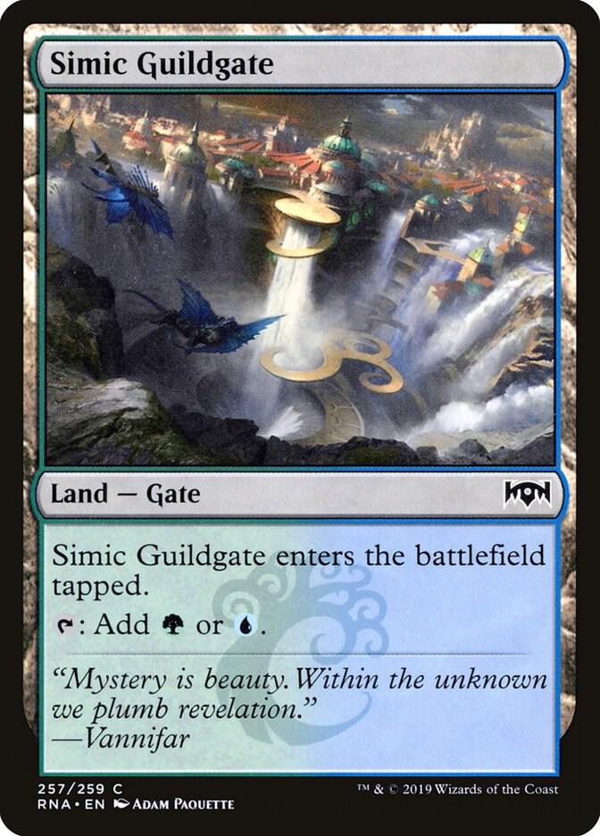 Simic Guildgate 257 card from Ravnica Allegiance