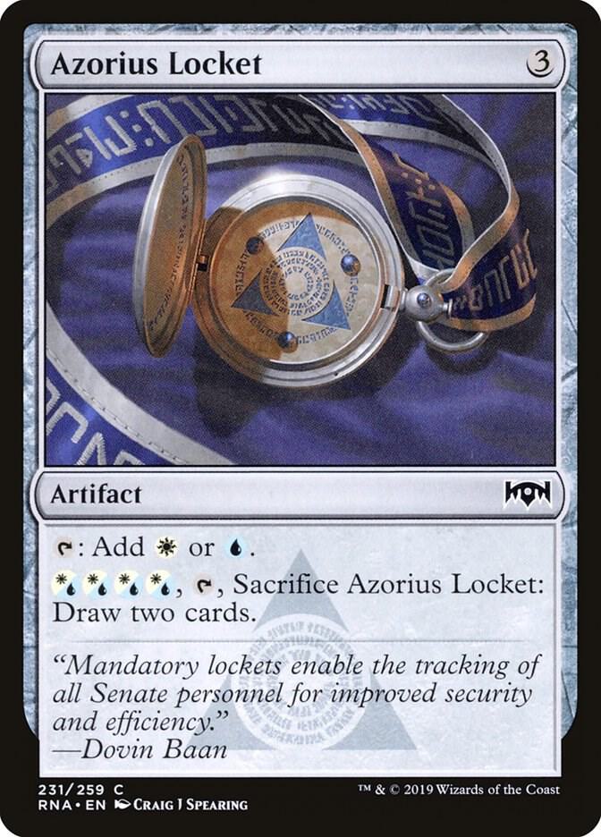 Azorius Locket 231 card from Ravnica Allegiance