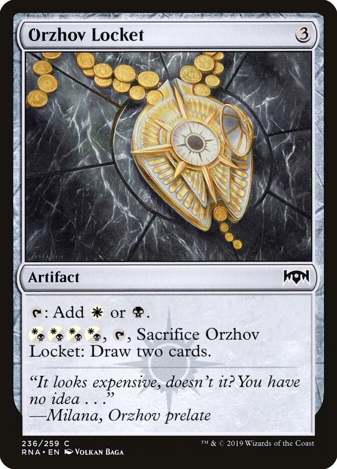 Orzhov Locket 236 card from Ravnica Allegiance