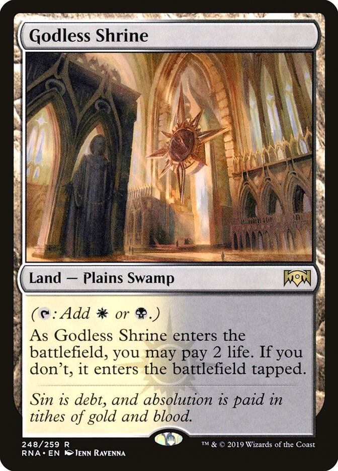 Godless Shrine 248 card from Ravnica Allegiance