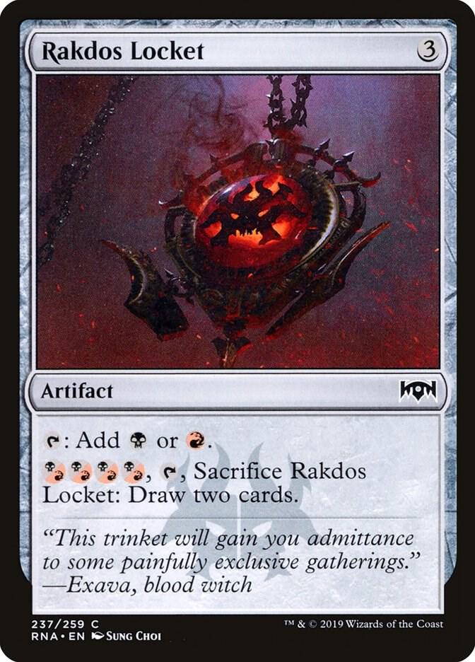 Rakdos Locket 237 card from Ravnica Allegiance