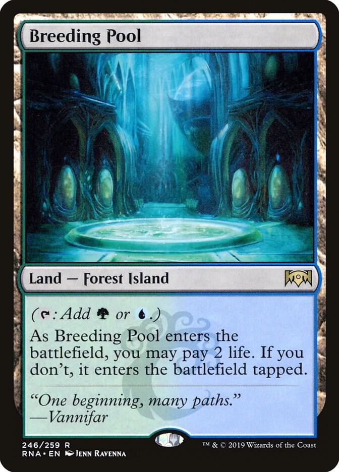 Breeding Pool 246 card from Ravnica Allegiance