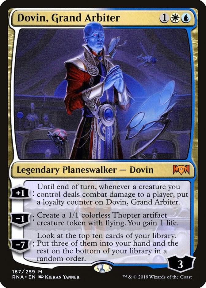 Dovin, Grand Arbiter 167 card from Ravnica Allegiance