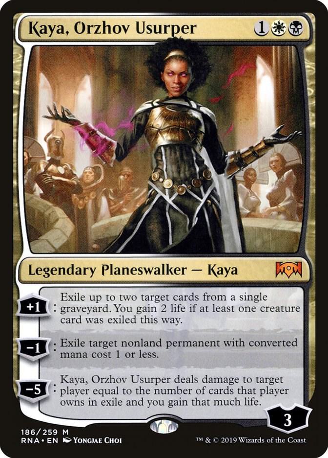 Kaya, Orzhov Usurper 186 card from Ravnica Allegiance
