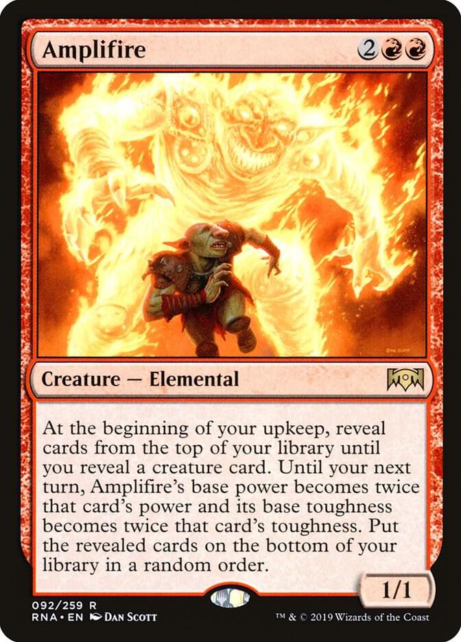Amplifire 92 card from Ravnica Allegiance