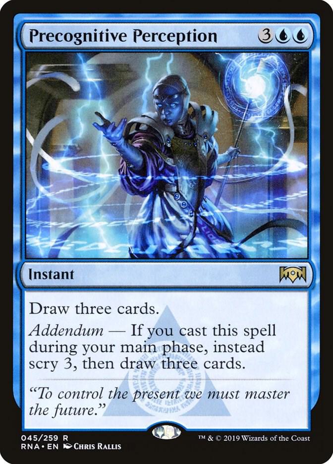 Precognitive Perception 45 card from Ravnica Allegiance