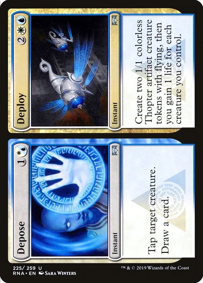 Depose // Deploy 225 card from Ravnica Allegiance