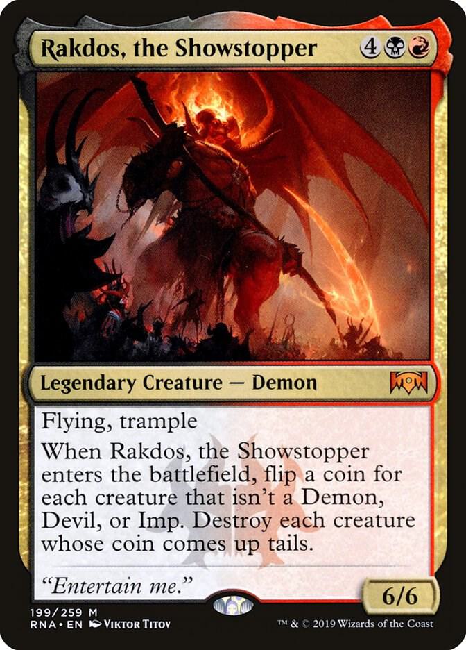 Rakdos, the Showstopper 199 card from Ravnica Allegiance