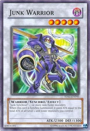 Junk Warrior 5DS1-EN041 card from 5D's 2008 Starter Deck