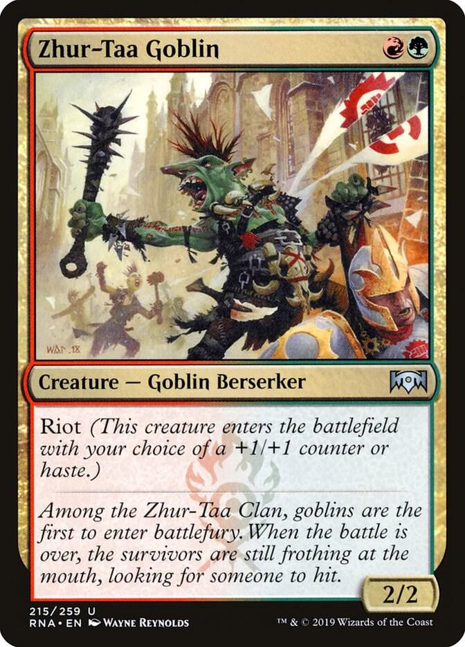 Zhur-Taa Goblin 215 card from Ravnica Allegiance