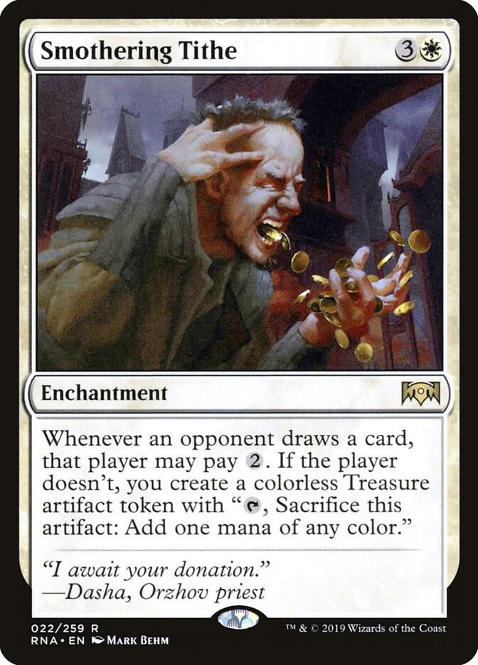 Smothering Tithe 22 card from Ravnica Allegiance
