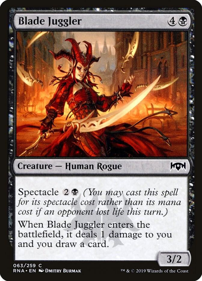 Blade Juggler 63 card from Ravnica Allegiance