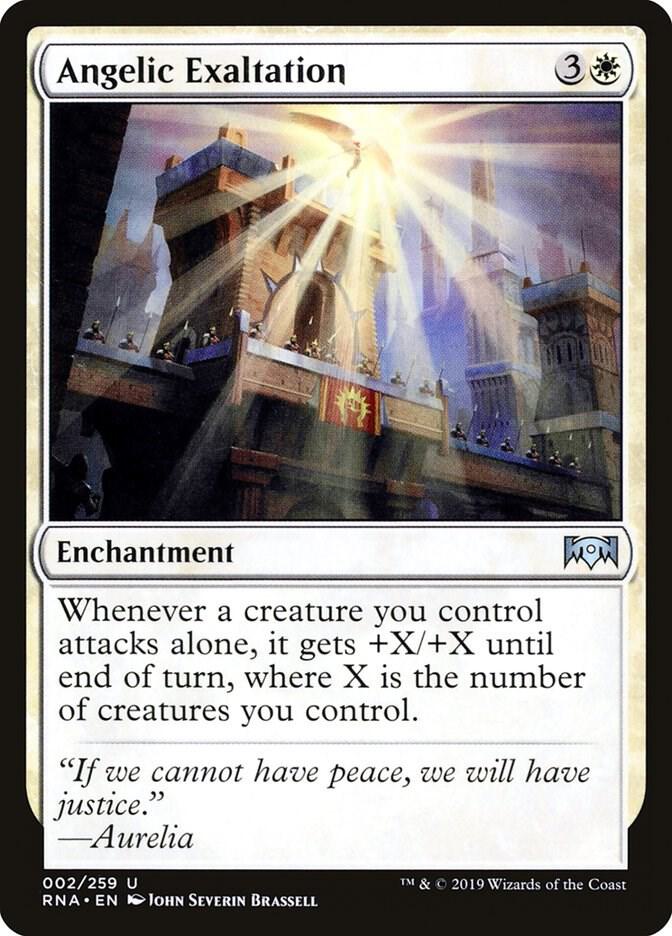 Angelic Exaltation 2 card from Ravnica Allegiance