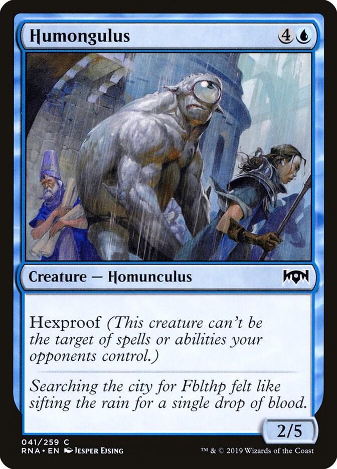 Humongulus 41 card from Ravnica Allegiance