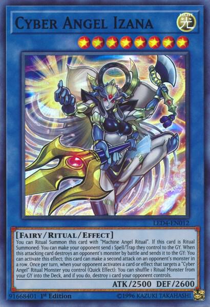 Cyber Angel Izana LED4-EN012 card from Legendary Duelists: Sisters of the Rose