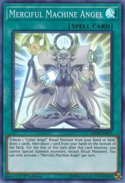 Merciful Machine Angel LED4-EN014 card from Legendary Duelists: Sisters of the Rose