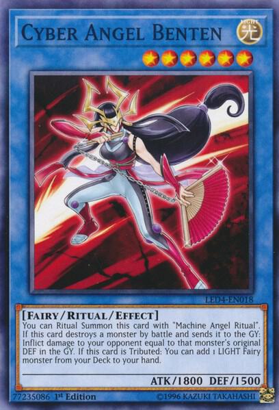 Cyber Angel Benten LED4-EN018 card from Legendary Duelists: Sisters of the Rose