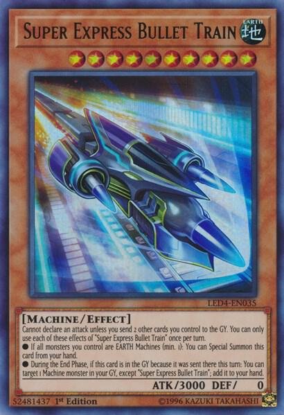 Super Express Bullet Train LED4-EN035 card from Legendary Duelists: Sisters of the Rose