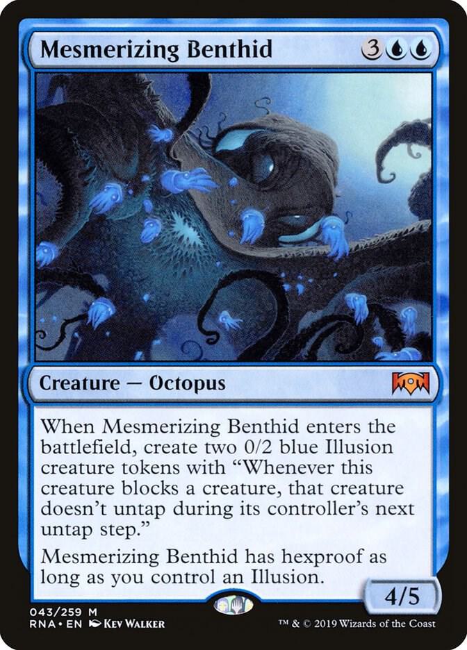 Mesmerizing Benthid 43 card from Ravnica Allegiance