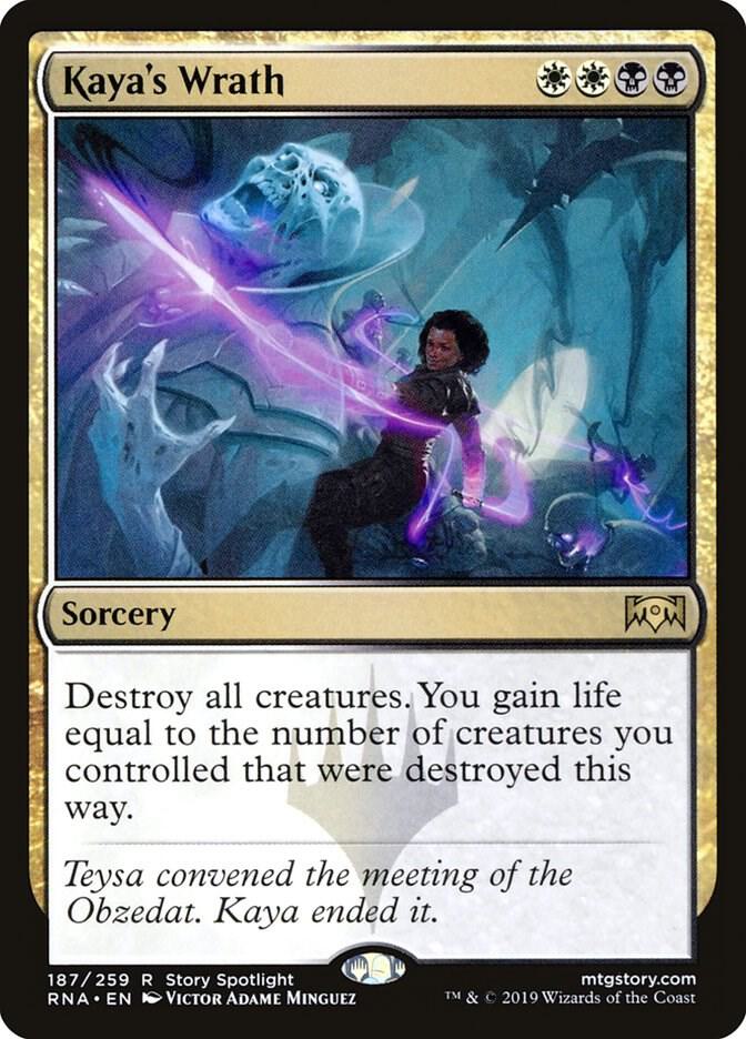 Kaya's Wrath 187 card from Ravnica Allegiance