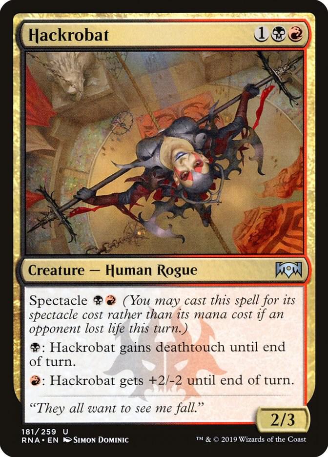 Hackrobat 181 card from Ravnica Allegiance
