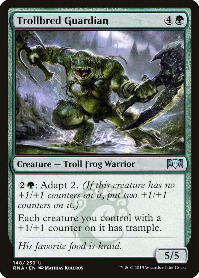 Trollbred Guardian 148 card from Ravnica Allegiance