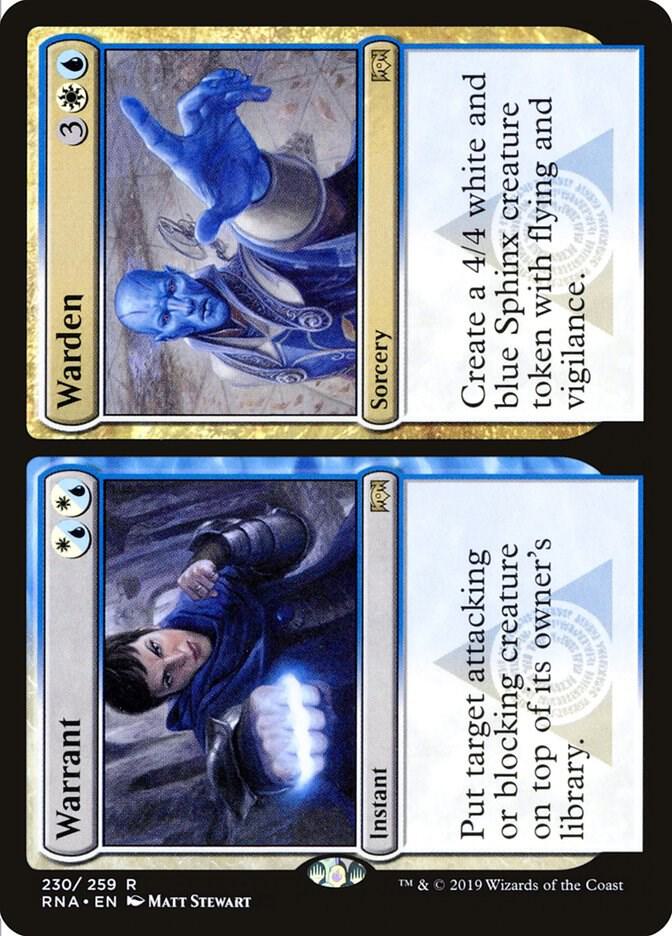 Warrant // Warden 230 card from Ravnica Allegiance