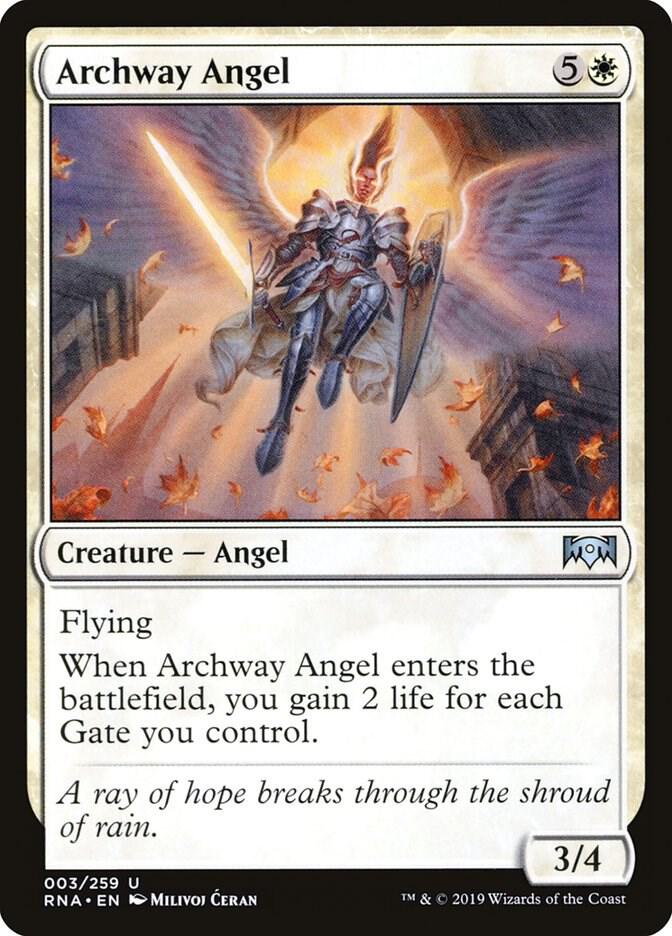 Archway Angel 3 card from Ravnica Allegiance